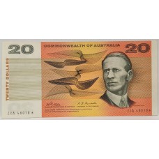AUSTRALIA 1968 . TWENTY 20 DOLLARS BANKNOTE . PHILLIPS/RANDALL . STAR NOTE